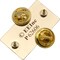United States Marine Corps US Marines Veteran Gold American Flag Pin 1"